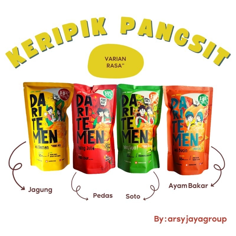 

KRIPIK PANGSIT ℝ ℕ Varian Rasa²