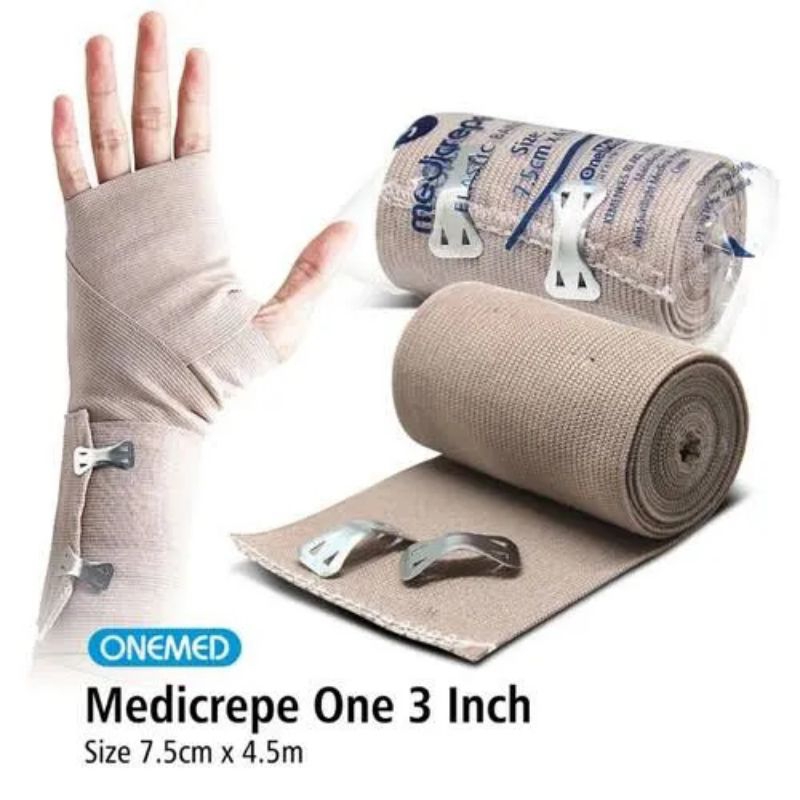 High Elastic Bandage/Tensocrepe/Medicrepe Perban Elastis Onemed Winner Perban Kain