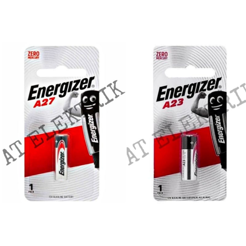 ENERGIZER BATTERY A27 dan A23 Batrai Kunci Mobil / Batrai Bell Wireless