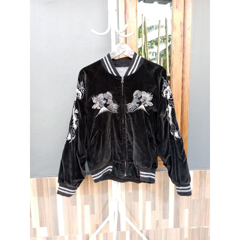 Sukajan dragon velvet