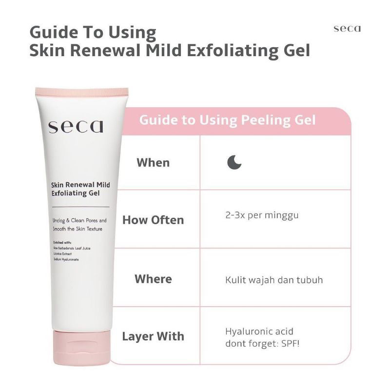 Seca Skin Renewal Mild Exfoliating Peeling Gel 30ML / 100ML