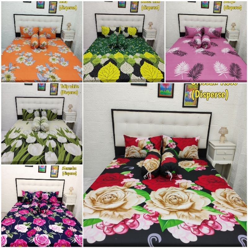 VIRAL sprei bunga sprei 180x200