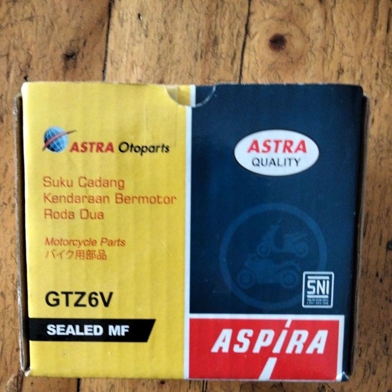 Aki Kering Aspira GTZ6V Vario 125 Vario 150