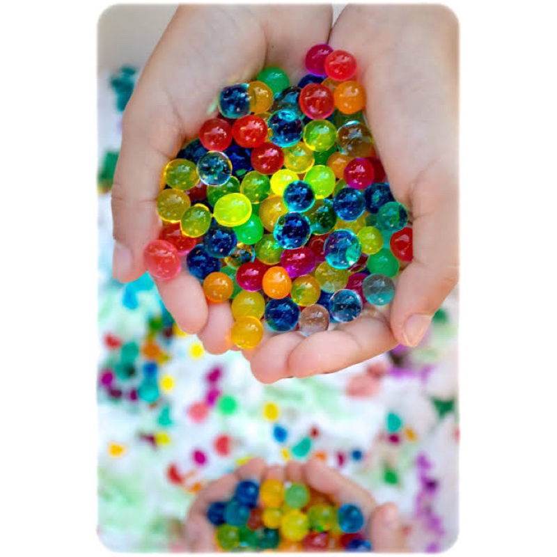 waterbeads Warna Warni 25g / water beads / hydrogel / sensory play