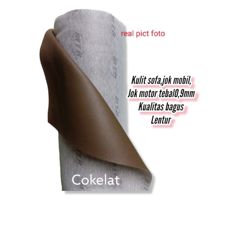 KULIT SOFA,JOK SARUNG MOBIL,JOK MOTOR METERAN TEBAL 0,9MM