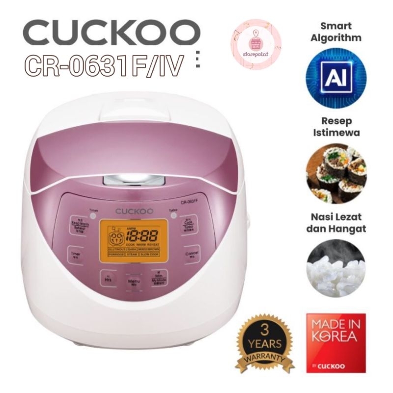 CUCKOO RICE COOKER DIGITAL PENANAK NASI CR-0631F