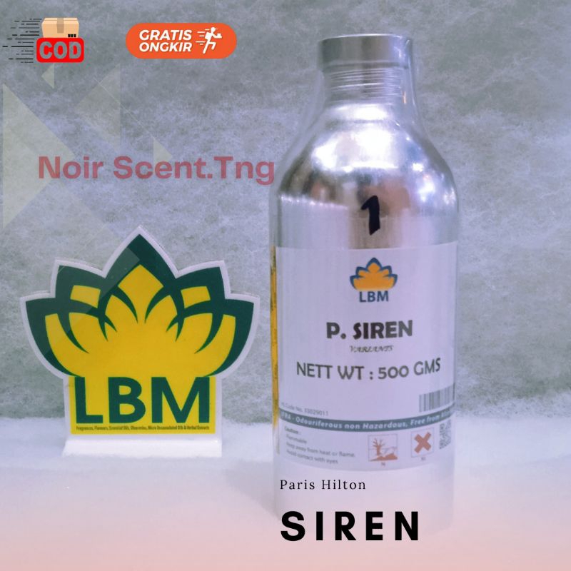 Paris Siren 500gr LBM fragrance kemasan segel