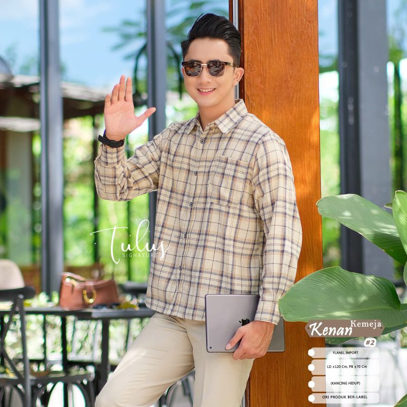 KENAN KEMEJA #2 BY TULUS SIGNATURE / KEMEJA FLANEL PRIA PREMIUM