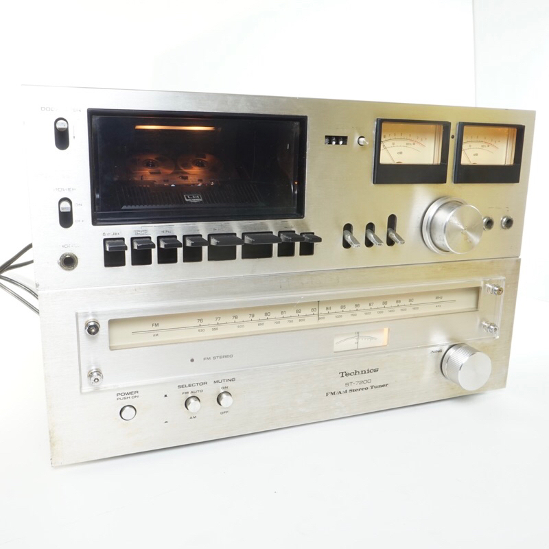 tape deck technics RS-615 dan tuner technics ST-7200