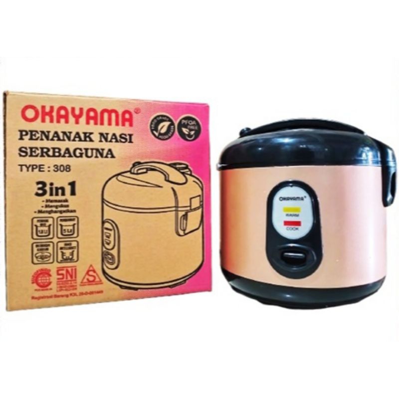 OKAYAMA  TD  , 1.8 Liter,  Magicom Rice Cooker , Penanak , Menanak nasi