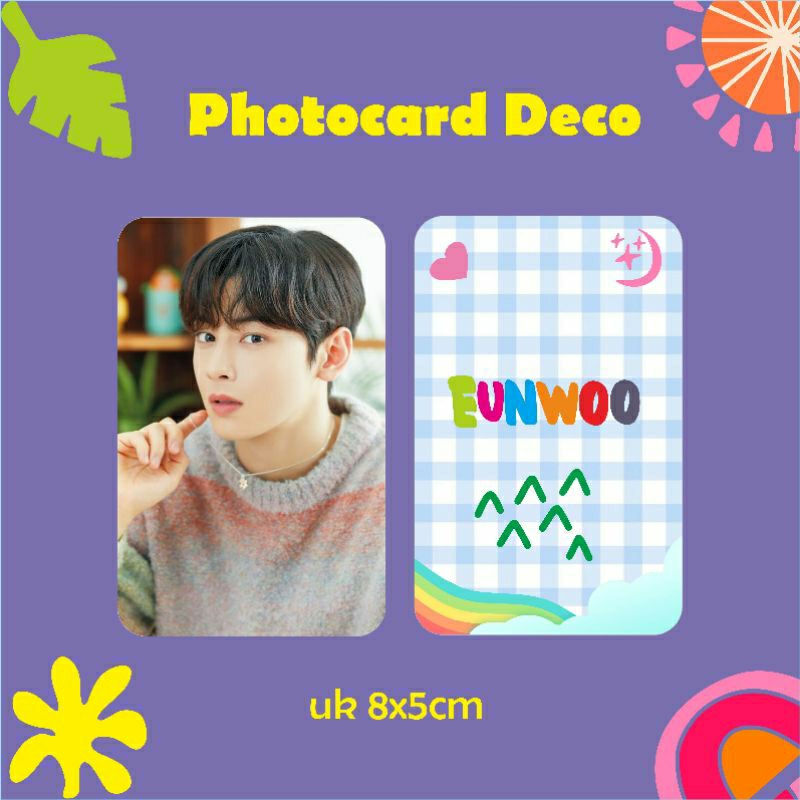 Photocard deco cha eunwoo