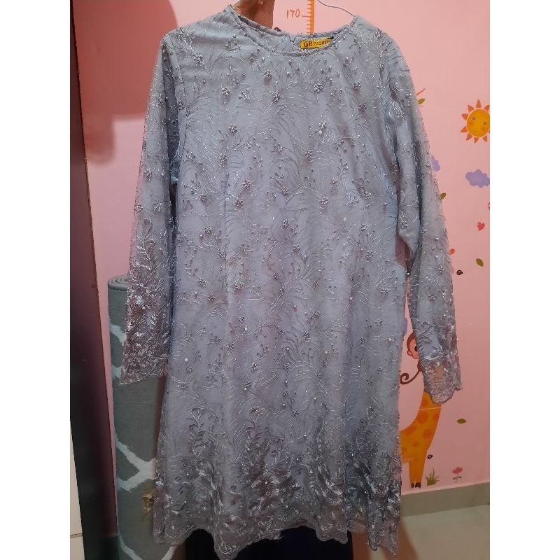 Tunik Pesta Brokat Preloved