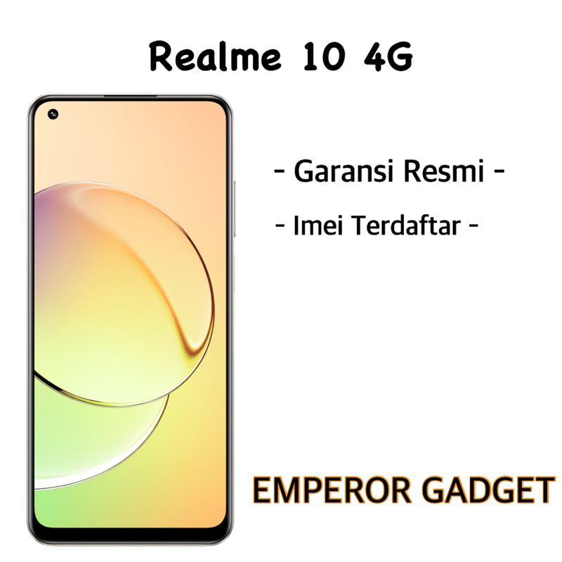 Realme 10 4G Ram 8/128 GB Garansi Resmi
