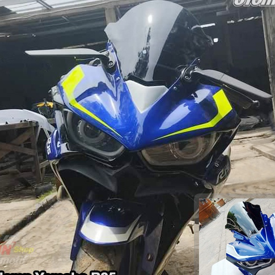 BODY BYSON MODEL R25, FAIRING BYSON TOPENG BYSON, FULL SET KUNING