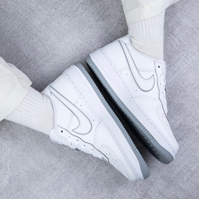 Air Force 1 Low White Wolf Grey GS Women