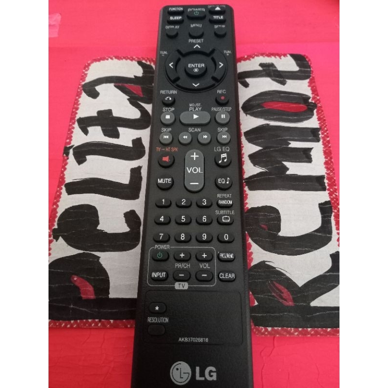 REMOTE CONTROL LG HIFI HOMETHEAHER ORIGINAL TERLENGKAP