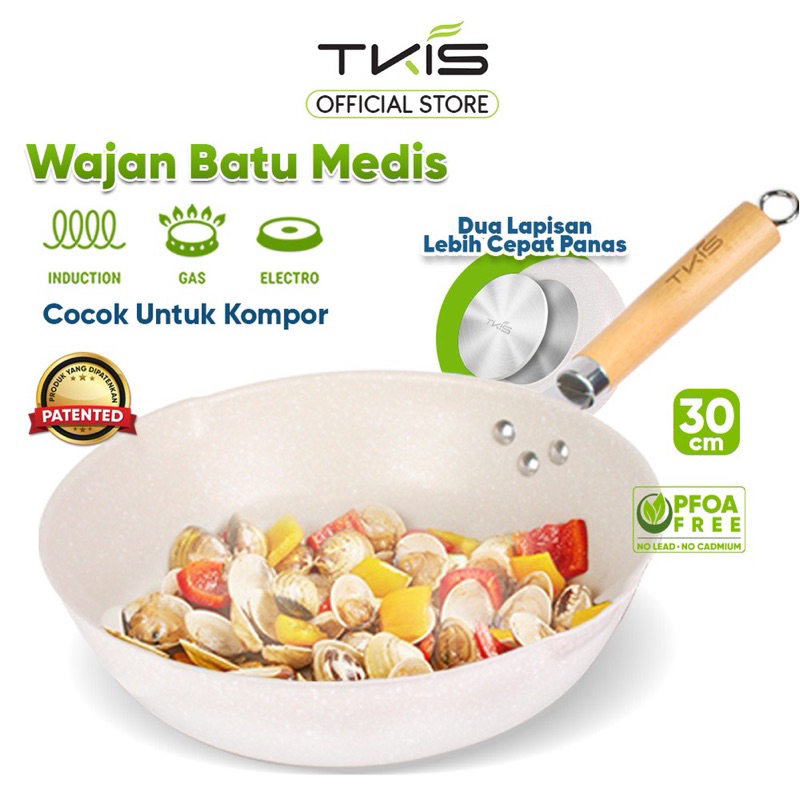 Wajan Fry Pan Anti Lengket TKIS 30cm