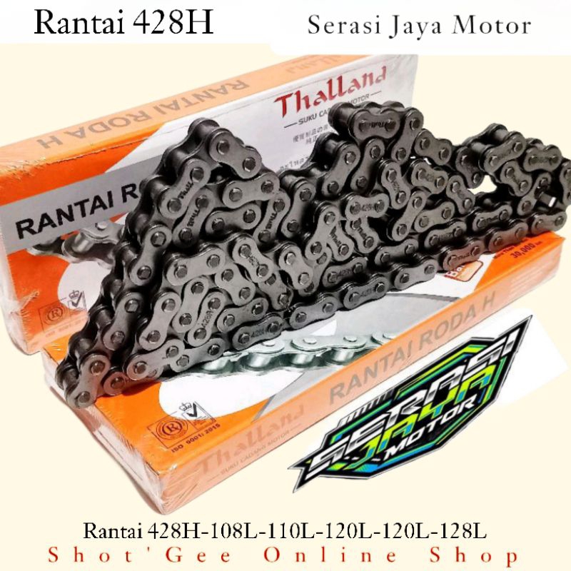 THALLAND RANTAI RODA 428H-128L