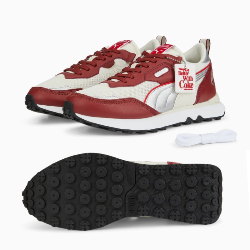 Sepatu Sneakers Pria Rider FV Coca Cola 387023-01 Original