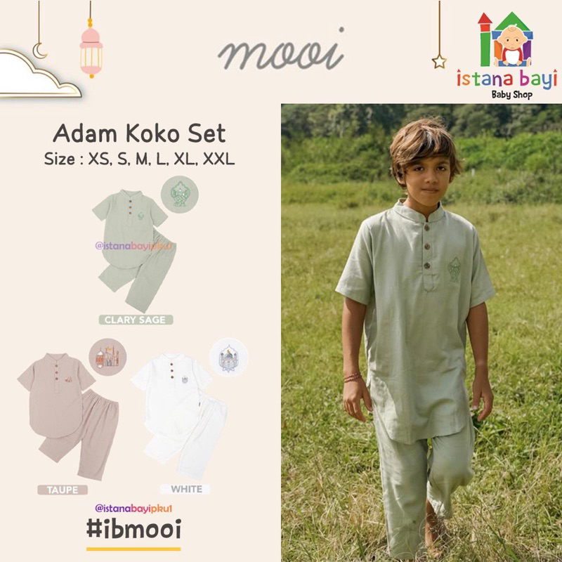 MOOI ADAM KOKO SET - KOKO ANAK/IED COLLECTION - MOOI IED SERIES