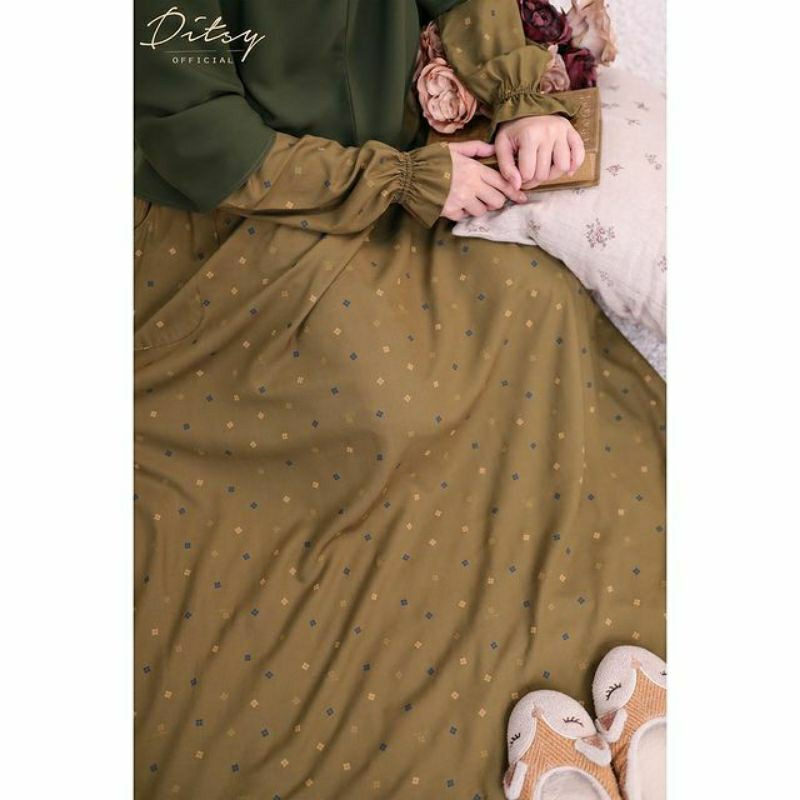 DITSY TERBARU MARET 2023 # EVRA OLIVE Size L #