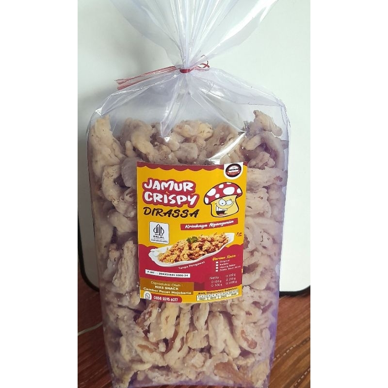 

Keripik Jamur Crispy original 500 g