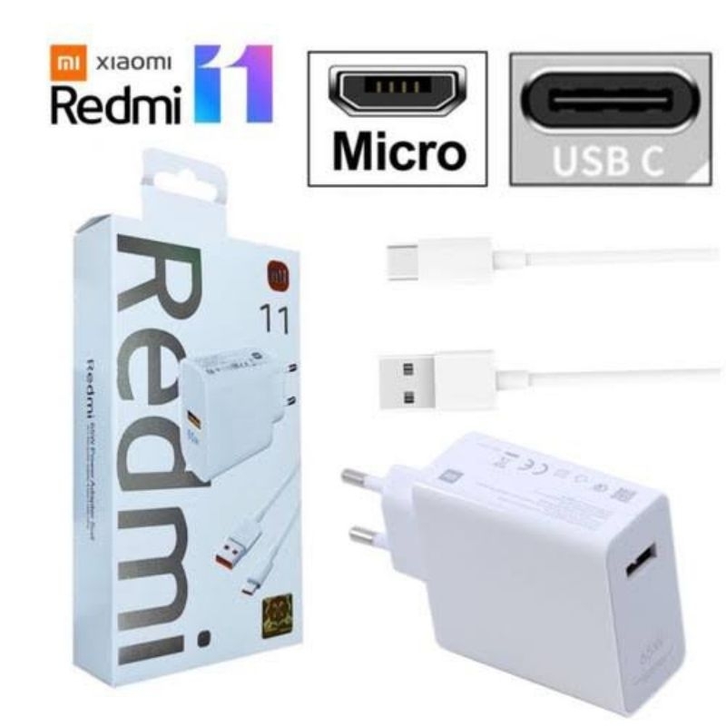 Charger Redmi 11 USB Micro Casan Xiaomi Redmi Mi 11 65W Android Micro Fast Charging