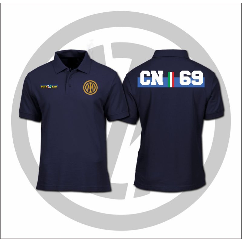 Polo Shirt Inter Milan Curva Nord Premium/ Free Sticker