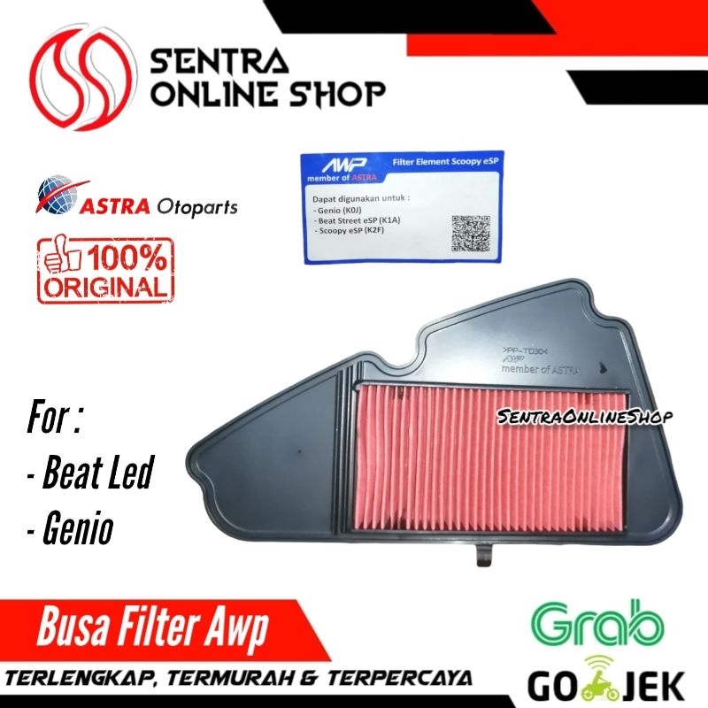 Busa filter udara beat led genio original astra awp