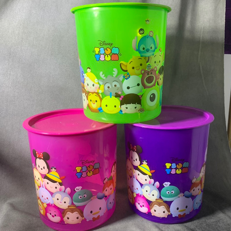 Toples Penyimpanan Snack/Cemilan Hari Raya Odate Motif Kartun Bahan Plastik Kapasitas Besar