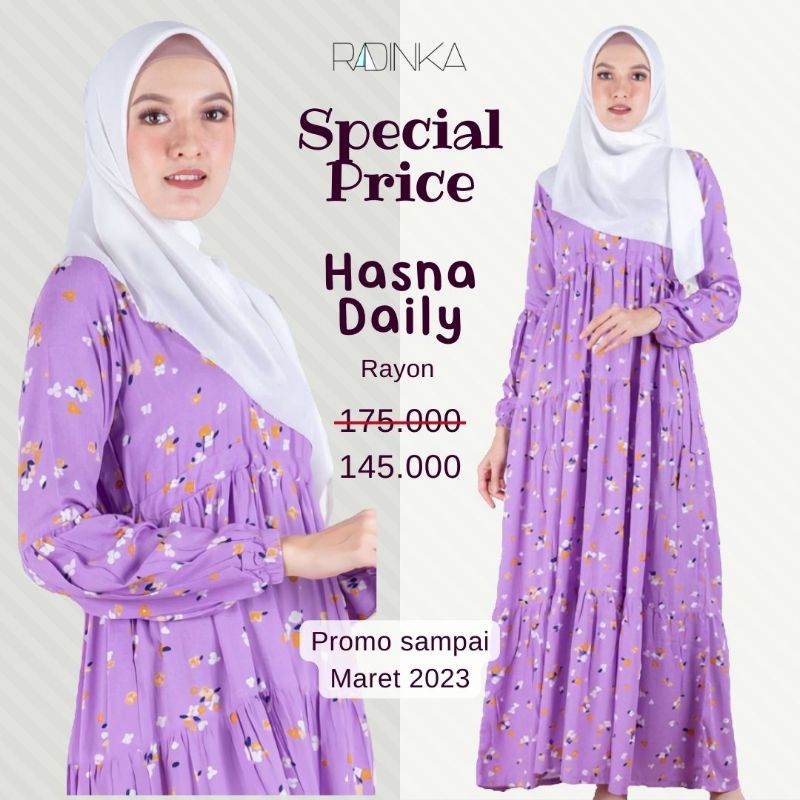 SALE GAMIS DEWASA/GAMIS HASNA DAILY BY RADINKA
