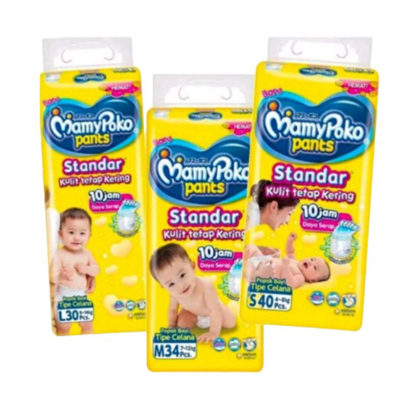 MAMYPOKO PANTS EXTRA KERING  SIZE M32,L30,XL26