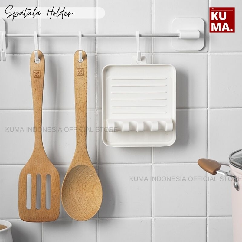 KUMA Spatula Holder Tatakan Spatula Tutup Panci Lid Pan Rack Holder