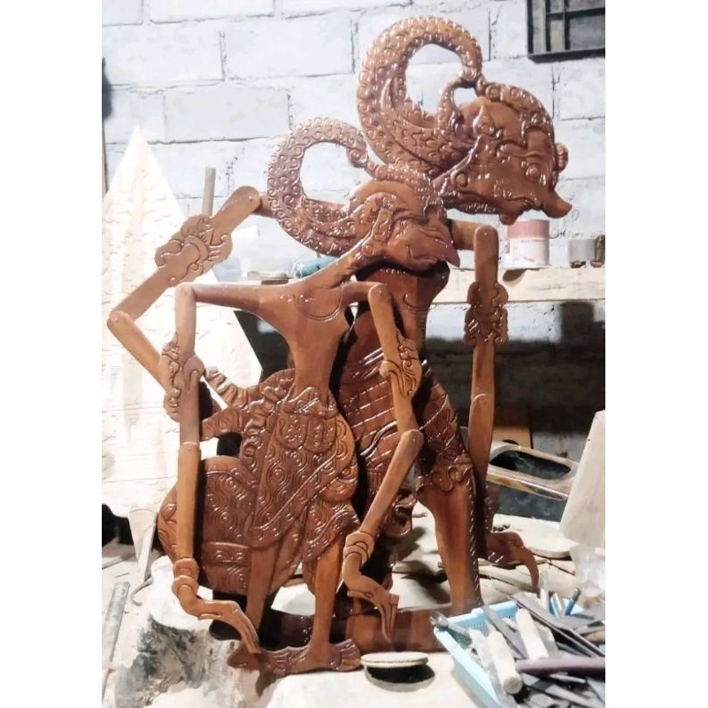 Wayang ukir kayu wayang anoman ukir kayu jati wayang werkudoro jati ukir