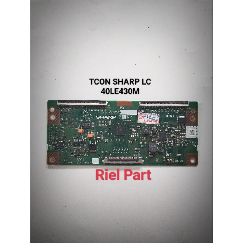 TCON - TICON - TIKON LOGIC BOARD TV LED SHARP AQUOS LC-40LE430M - LC 40LE430M - 40LE430