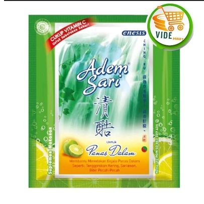 

ADEM SARI SACHET 1 RENTENG ISI 24PCS