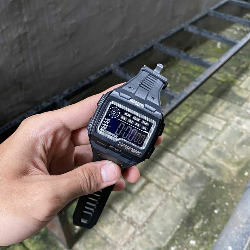 Jam Tangan Ripcurl Terlaris Digital Fashion Pria Rubber Tahan Air