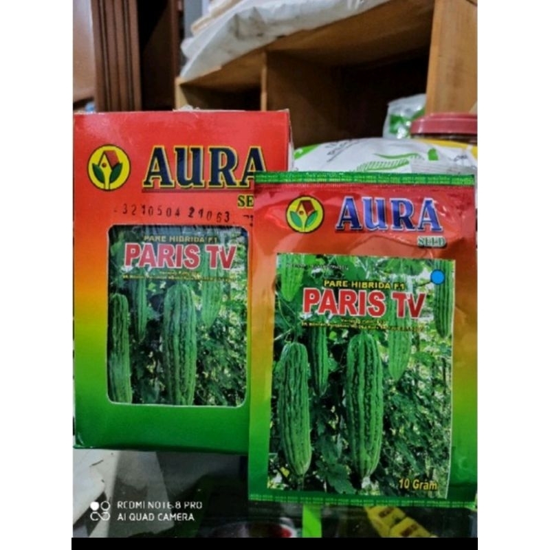 BENIH PARIA PARE PARIS TV F1/TIKTOK F1/MUKTI TV F1/LISA F1 Bibit Sayuran Pare Original Aura seed ori 212