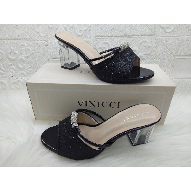 Viral  Sandal Wanita Heels Premium / Sandal Pesta Hak Tahu / Sandal Wanita Hak Kaca Selop /