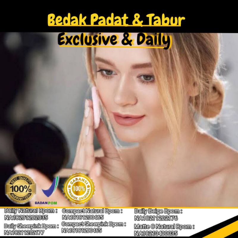 BEDAK ALL VARIANT DAILY &amp; EXCLUSIVE  ORIGINAL &amp; BPOM