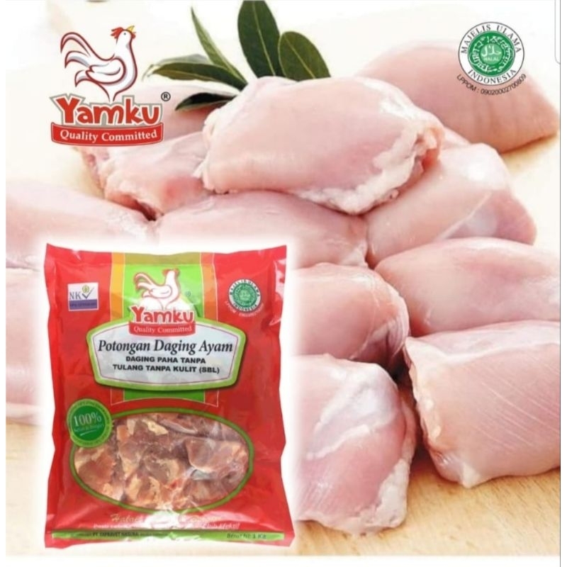 

Yamku Daging Ayam Dada Tanpa kulit & Tulang ( SBB) Premium