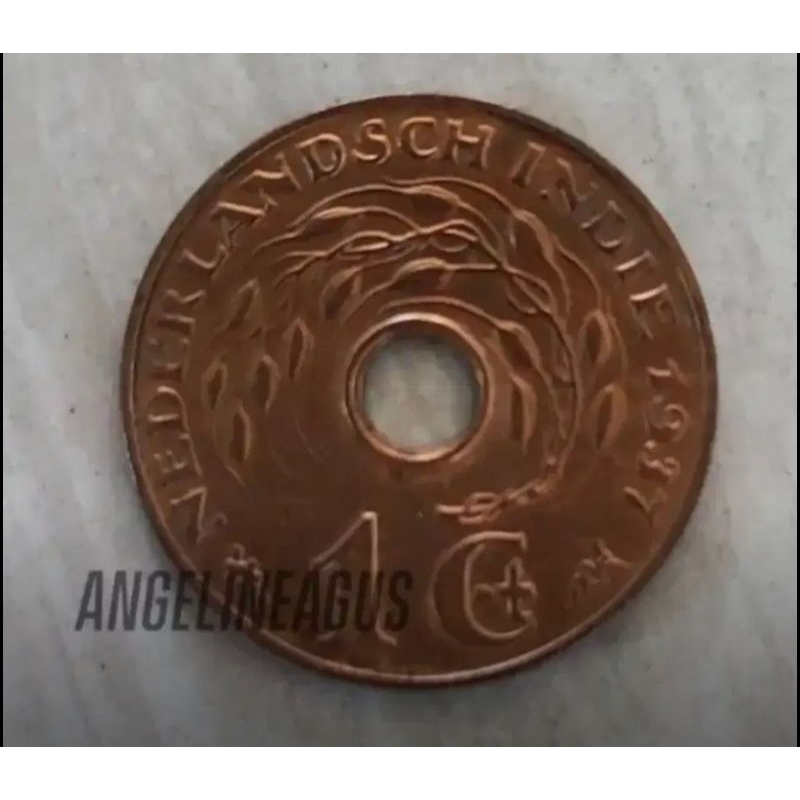 Koin Kuno Nederlandsch Indie 1C 1937