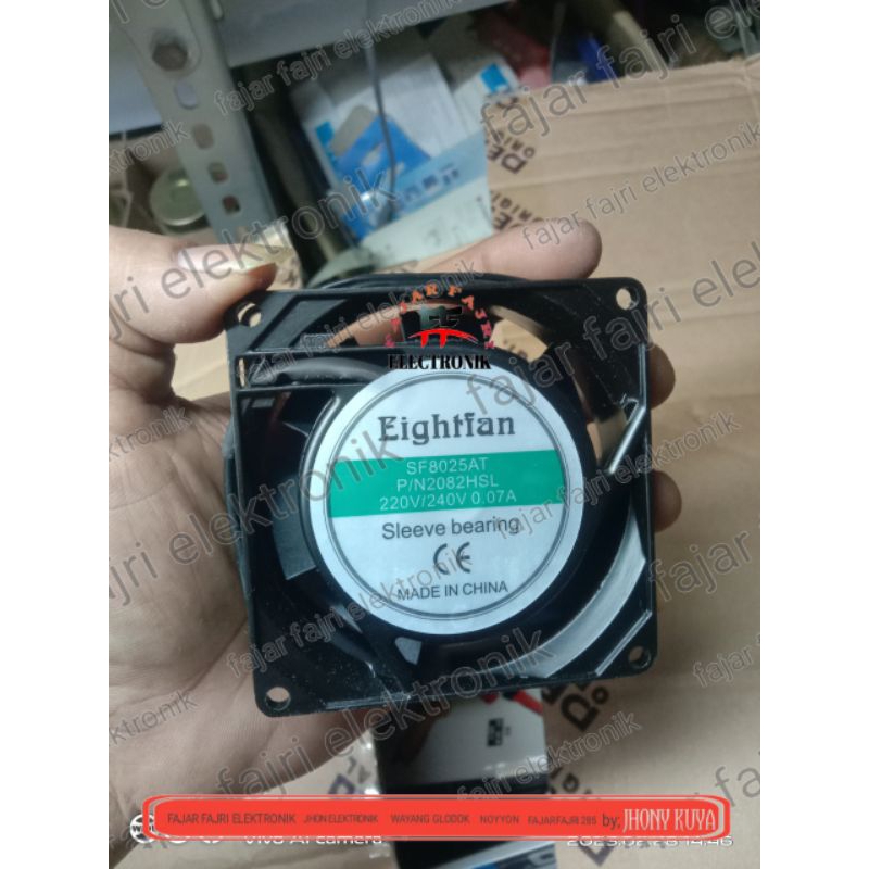 cooling FAN AC 80x80x25 SLEEVE BEARING Kipas angin AC 8cm x 8 cm