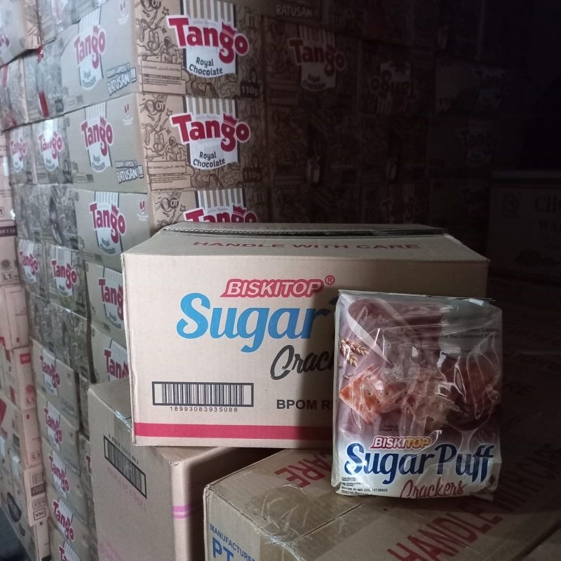 

Biskitop sugar puff 280 gram 1 dus isi 12 pcs