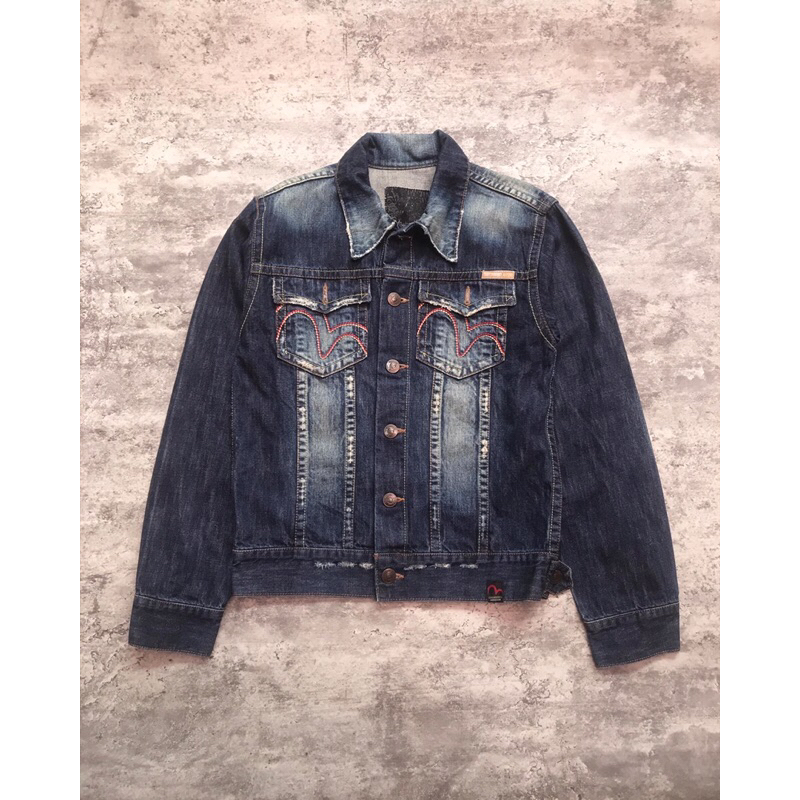 evisu trucker denim second