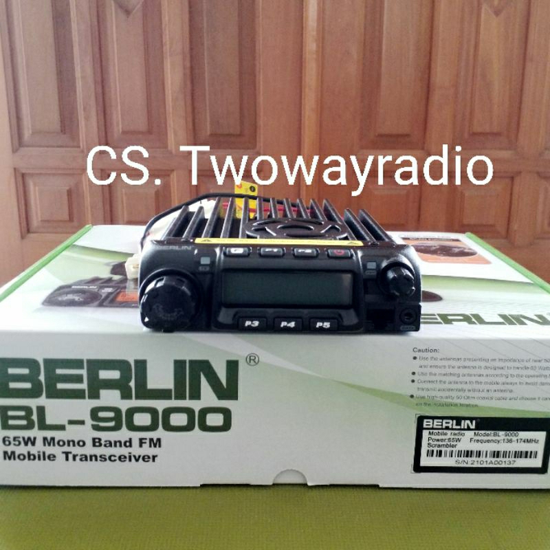 RIG Radio Mobil Berlin BL-9000 power 65Watt Frekuensi VHF Rig BL900 selain Rig tm281 yaesu gm338