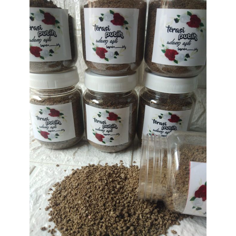 

HG Terasi Putih Udang Asli Kemasan Toples