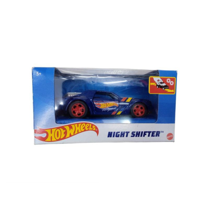 Hot Wheels Pullback Mainan Anak Assorted (Night Shifter)