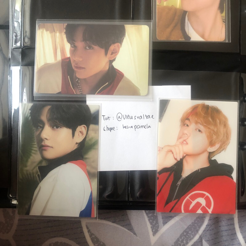 BTS best japan photocard taehyung v pc pob