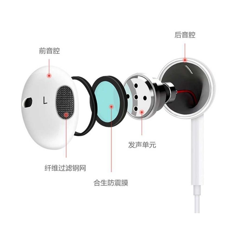 KEBETEME Earpods Earphone Headset In-Ear USB Type C with Mic - YS58